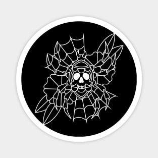 Spider Skull Magnet